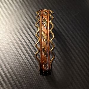 Vintage Copper Braid Bangle
